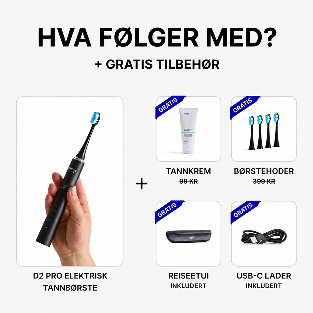 D2 Pro Elektrisk Tannbørste