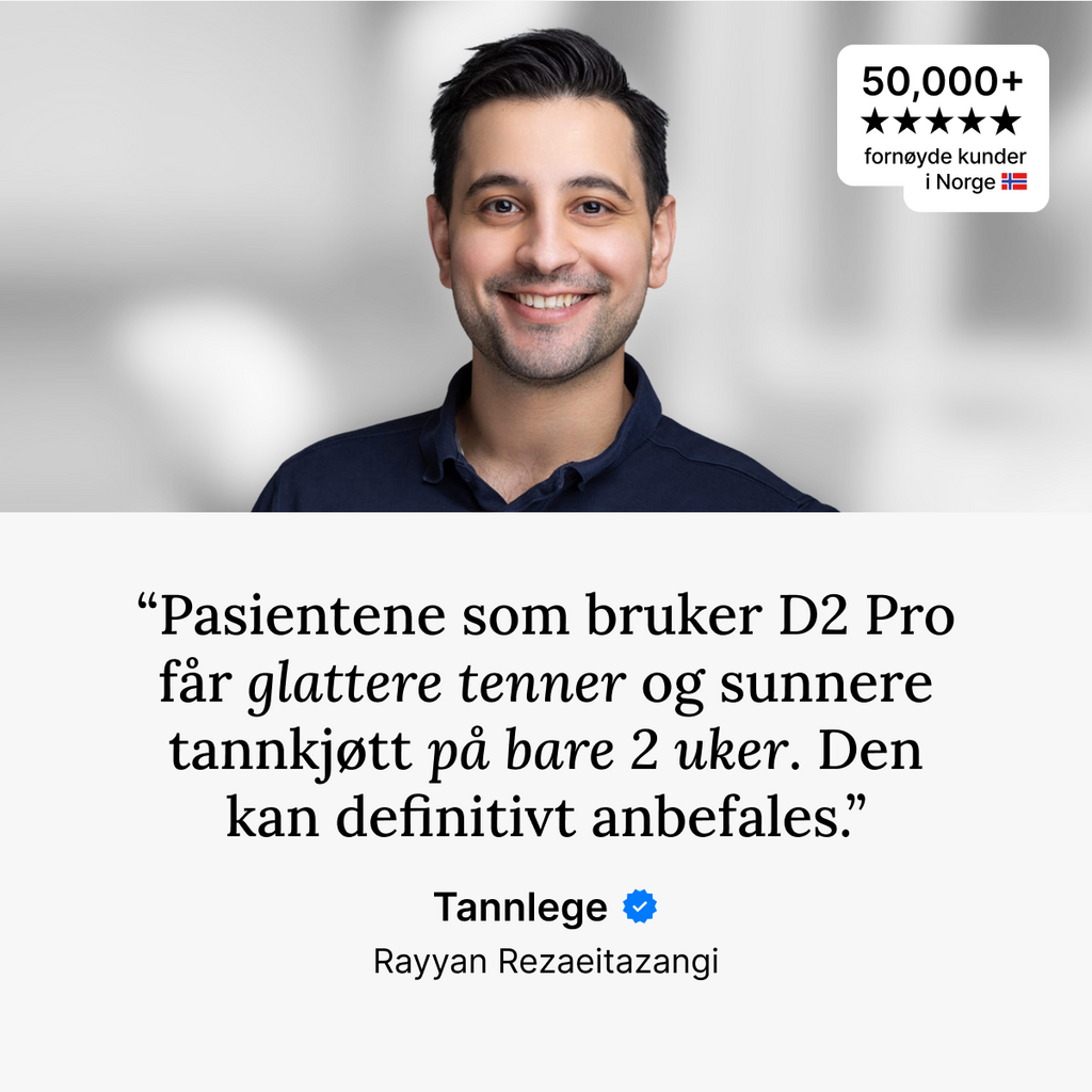 D2 Pro Sonisk Elektrisk Tannbørste
