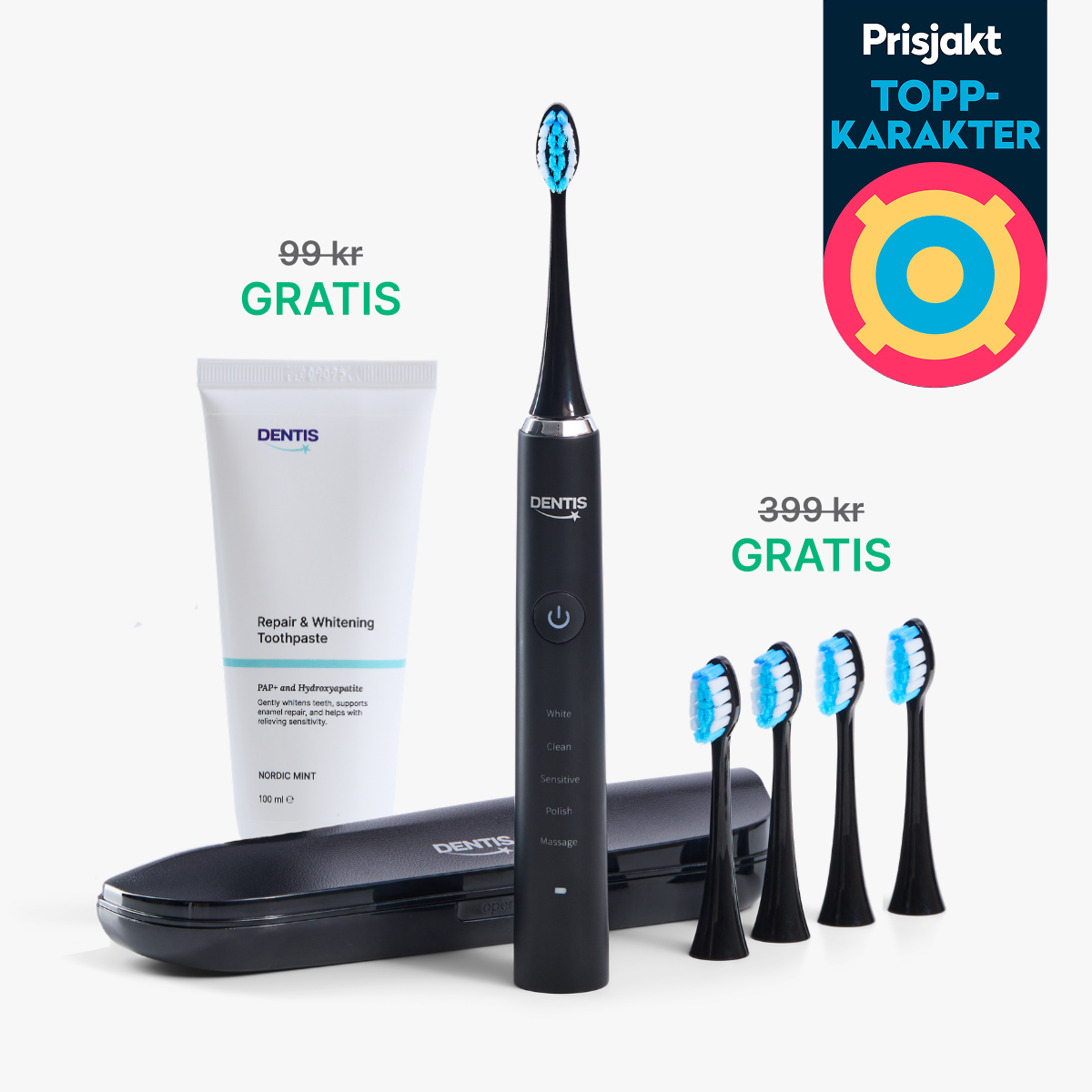 D2 Pro Sonisk Elektrisk Tannbørste